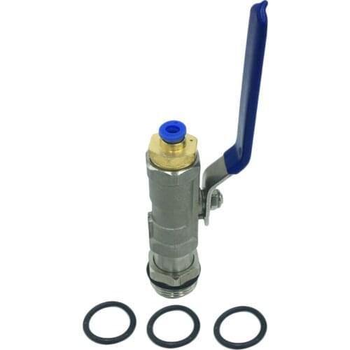 Stainless steel Drum Faucet & Gasket for Barrel Containers Connection