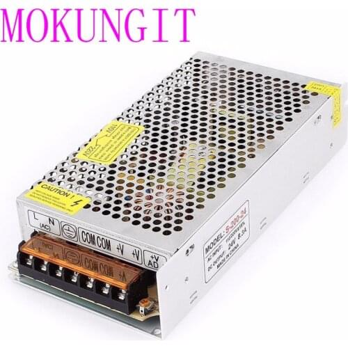 Fast shipping 20pcs AC110/220V to LED DC24V 8.3A 200W iron cover Power Supply Transformer for LED CCTV,3528 5050 RGB LED strip