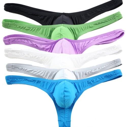 Cotton Underwear Sexy Men Sissy Jockstrap Men Penis Pouch G-Strings Thongs Low Rise Underpant Hombre Gay Sexy Underwear Panties