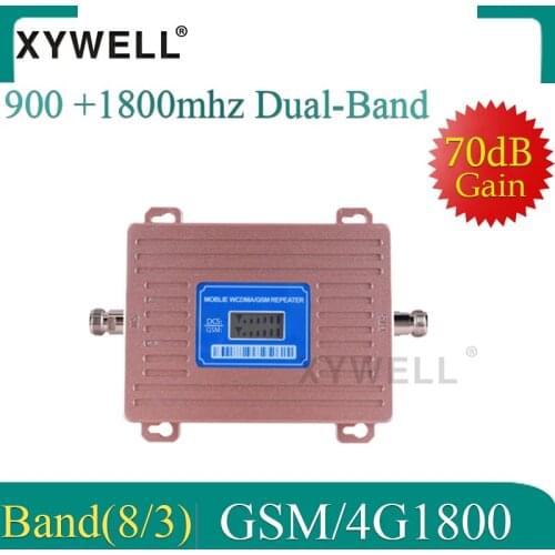 Gsm Booster 1800 900 DCS LTE 2g 4g GSM Mobile signal Booster 2G 3G 4G LTE 1800 Dual-Band Cellular Signal Repeater