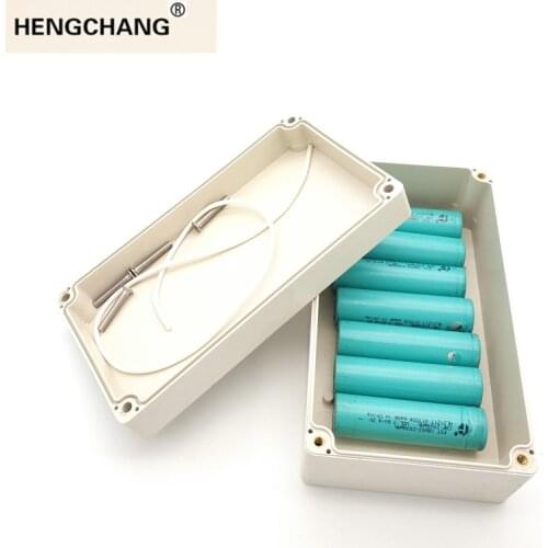 158*90*60mm 14 18650 case batteries box waterproof plastic electronic project box Dropshipping DIY Enclosure Instrument Case
