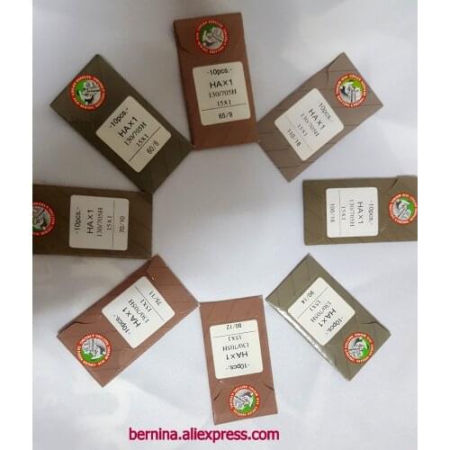 JAPAN ORGAN 10pcs HA x 1,130/705H,15x1 Needles Size #8 #9 #11 #12 #14 #16 #18 for singer juki brother bernina pfaff elna janome