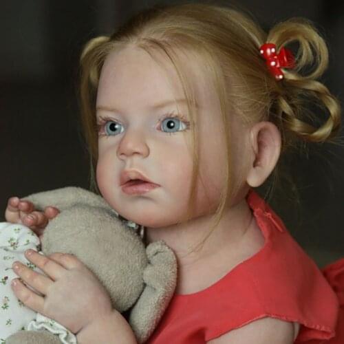 25inch Reborn Kit ISABELLA Toddler Doll Kit Princess Girl Soft Touch Unfinished Unpainted Doll Parts