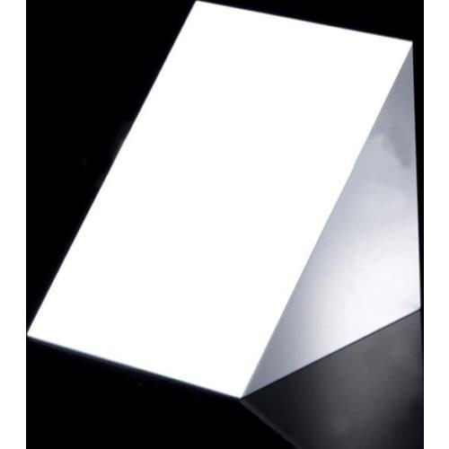 40x40x40mm Optical Glass Triangular Lsosceles K9 Prism With Reflecting Film Medicine