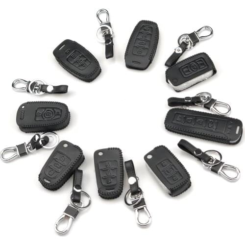 Car-styling Leather Key Case Key Shell Cover keychain For HAVAL H1 H2 H3 H5 H6 H7 H8 H9 M4 M6 Concept B COUPE F7x SC C30 C50 WEY