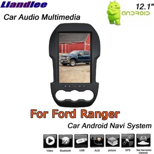 12.1" Car Android Multimedia Player For Ford Ranger 2011-2016 Stereo Radio Video USB GPS Map Navigation System Vertical Screen