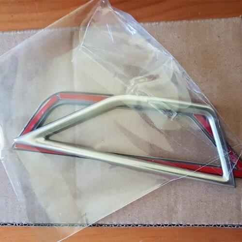 Car Styling Air Conditioning Outlet Covers Interior Decoration Ring Trim For Volkswagen VW Tiguan 2 MK2 2017 2018 2019