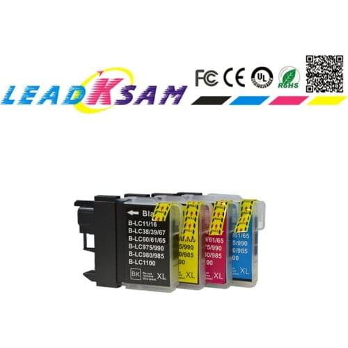 LC11 LC16 LC38 LC39 LC60 LC61 LC65 LC67 LC975 LC980 LC985 LC990 LC1100 Compatible For Brother DCP- J140W printer ink Cartridge