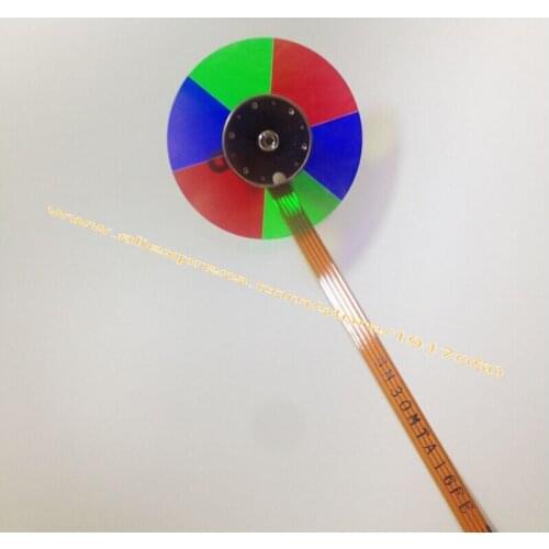 Projector color wheel for Mitsubishi HC910,HC1000,HC1100,HC1500,HC1600,HC3000,HC3100,6 segments 40mm(red-blue-green)