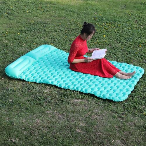Double automatic air cushion Travel Portable damp proof mat outdoor picnic mat thickened beach mat outdoor cushions