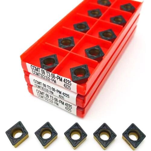 Carbide Insert CCMT09T308 PM 4225 Metal Turning Tool Lathe Tool End Milling Cutter CCMT 09T308 Turning Insert Parts Tool