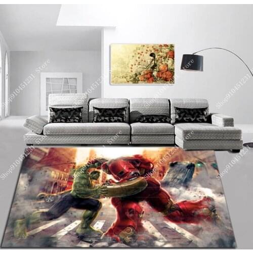 60X40cm The Avengers Rug Carpet Bathroom Decoration Door Mats Outdoor Anime Rug Kitchen Mats for Floor Anime Rug Cute Floor Mat