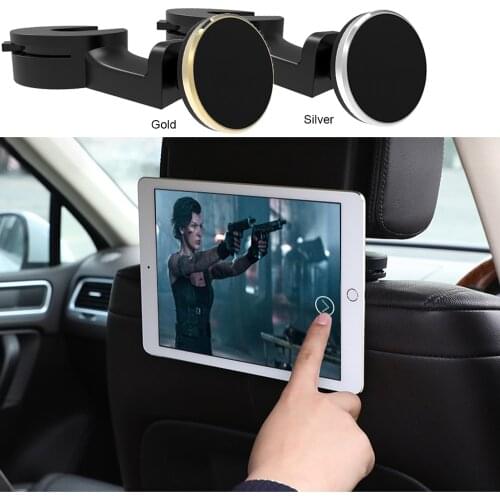 Magnet Car Back Seat Headrest Mount Holder For iPad 2 3/4 Air 1 2 mini ipad pro 11 10.5 2018 Mipad 2 Tablet PC Stands Bracket