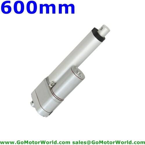 Mini linear actuator with Potentiometer position signal feedback 24V 12V 600mm stroke 900N 90KG load 80mm/s speed LA10P