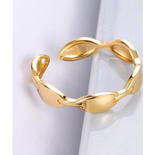 Fashion Geometric Open Rings for Women Hollow Irregular Geometric Birthday Party Jewelry Gifts Accessories Best Friend Gift