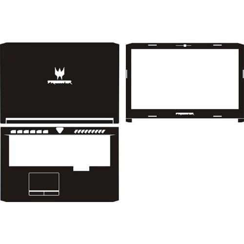 KH Laptop Sticker Skin Decal Carbon fiber Cover Protector for ACER Predator PH517-61 PH517 17.3"