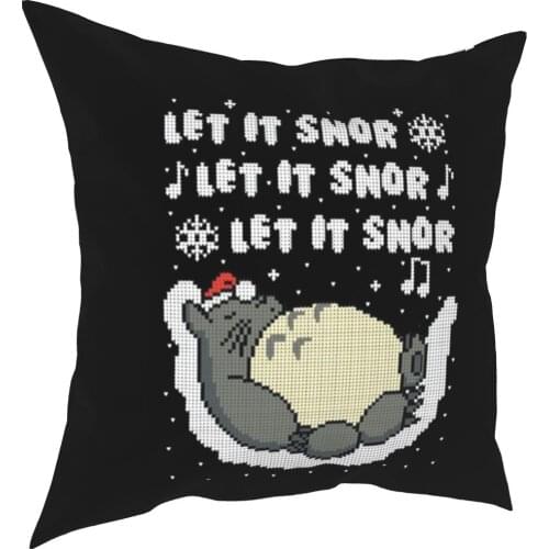 Leave it Snor cushion cushion cover decoration Anime Japan My neighbor Totoro Ghibli cushion case cover bedroom 40*40cm