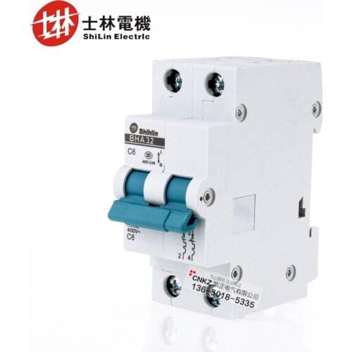 Genuine shihlin / Shilin C-type miniature circuit breaker 2P air switch BHA-32 complete style 6A 10A 16A 20A 25A 32A 40A 50A 63A