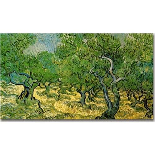 Olive Tree Of Vincent Van Gogh Hand Made Reproduction Trees Oil Paintings On Canvas Wall Art Pictures For Living Room Home Decor