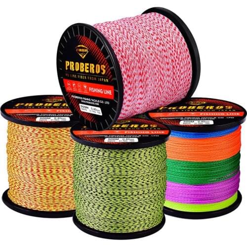 PE Fishing Line 9 Braids 500M Multicolor 9 Weaves Braided Line 40LB-110LB PE Line Fishing Tackle