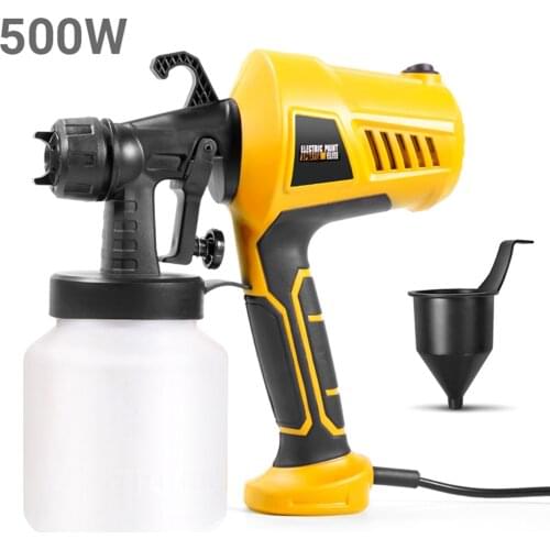 500W Paint Sprayer Portable Electric Sprayer Gun Detachable Airbrush Paint Spraying Tool with 800ml Capacity 230V EU Plug