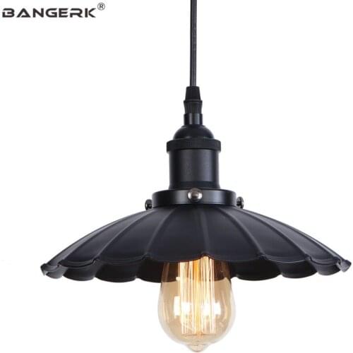 RH Loft Decor Retro Hanging Lamp Industrial Edison LED Pendant Light Iron Dining Room Bar Home Lighting Droplight Luminaire