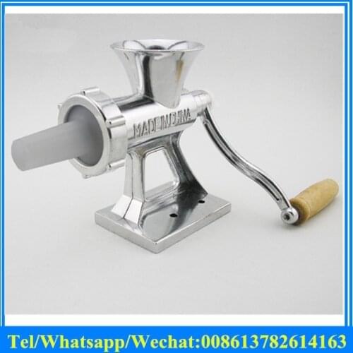 Mini manual meat grinder Home use meat machine mincer small sausage making machine noodle and sausage maker sausage filler