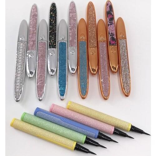 Best Selling Black Clear Waterproof Eyeliner Glue Pen Colorful Lashes Glue Pen Eye Liner for Makeup