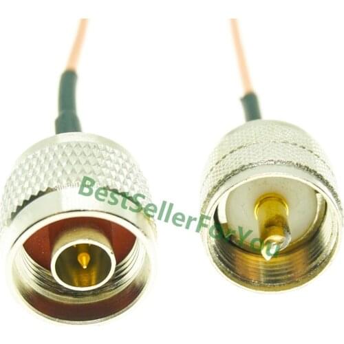 N Type Male to UHF Male PL259 plug RG316 50 ohm Coax Cable Pigtail jumper Pick Your Length High Quality