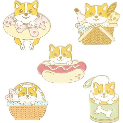 Womens Pins Brooch Enamel Badges On Backpack Cute Anime Badges Lapel Pin Enamel Brooches Accessories For Clothes Cat Badges Pin