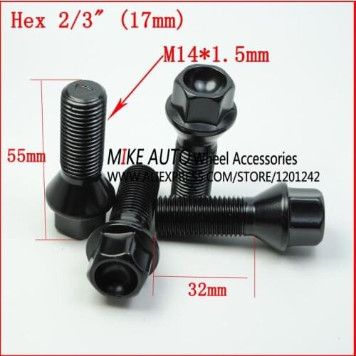1Pcs Wheel Bolt M14x1.5x32 For Wheel Axle of BMW 7 Series X3 36136781152 Aftermarket Parts
