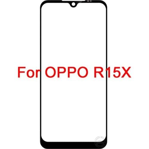 10PCS Outer Screen Front Touch Panel LCD Display For OPPO R9S R9SP R11SP R15 R15X R17 Out Glass Cover Lens Phone Repair Replace