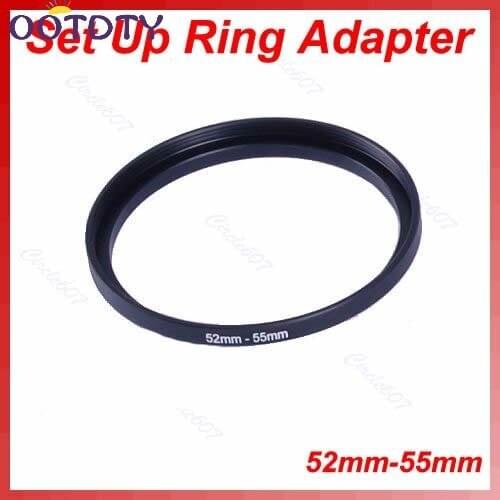 52mm-55mm Step Up Metal Lens Filter Ring 52-55 mm 52 to 55 Stepping Adapter