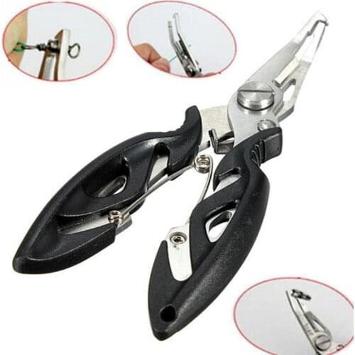 Aluminum Fishing Pliers Braid Line Lure Cutters Split Ring Pliers Hook Remover Fish Holder Multi Pincers Outdoor Gear