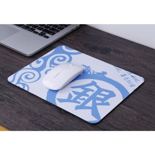 Anime JK GINTAMA Logo Sakata Gintoki Cosplay Mouse Pad Mat 21x26cm Mousepad Cartoon Gift