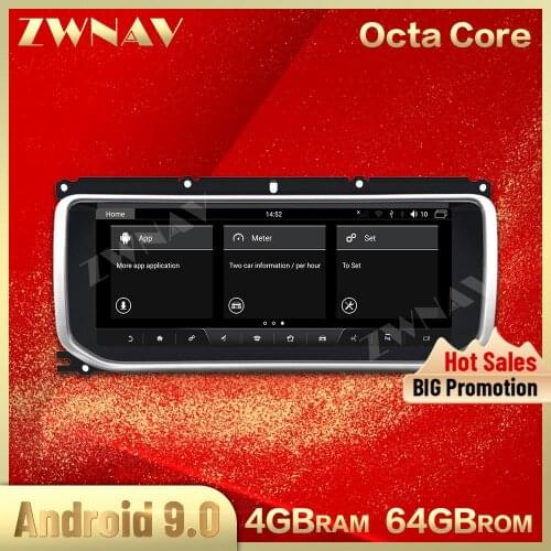 IPS Android 9 car radio dvd stereo for Land Rover Range Rover Evoque LRX L538 2011+ Car multimedia player Touch screen Head Unit