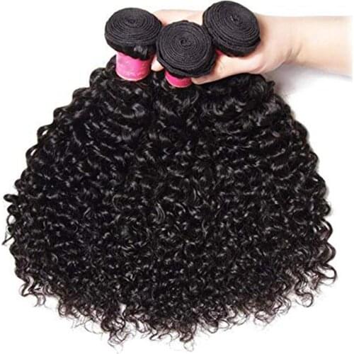 Virgin Hair Extensions 100% Unprocessed Human Hair Bundles Double Drawn Pixie Curly Human Hair Bundles Free Shipping No Tangle