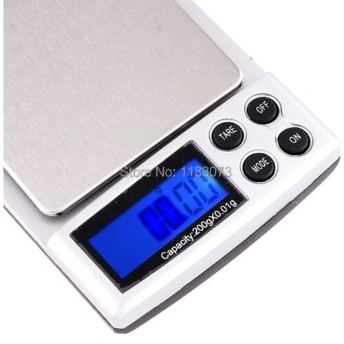 Electronic Jewelry GRAM Scale 200g 0.01g Mini Pocket Kitchen Scales for Diamond Food Lab Factory Weight Balance Free Shipping