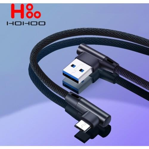 HOHOO Micro usb Cable for Xiaomi Redmi 4X Note4 5 USB C cable fast charging for Samsung S7 Android Phone Quick Charger data cord