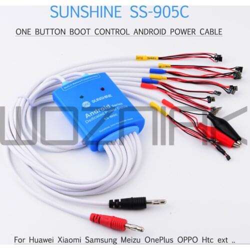 SS-905C Android One Button Boot Control Line For Huawei Xiaomi Samsung Meizu OnePlus OPPO Anti-Burn Power Supply Cable