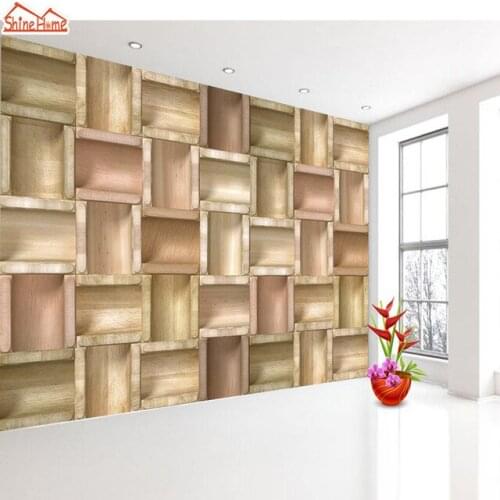 Top 3d Mural Sea Wallpaper Wallpapers for Living Room Contact Wall Papers Home Decor Paper Bedroom Self Adhesive Wood Board