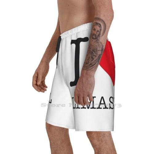 I Love Limassol MenS Sports Beach Swimming Shorts Limassol Nicosia Cyprus Mediterrean Sea Europe Europe Island Islands Isle