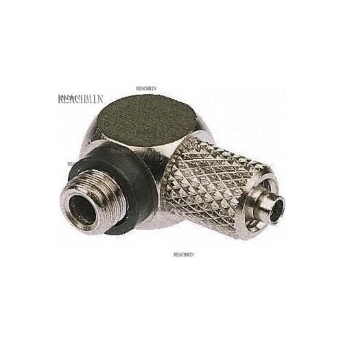 New B&N Type Miniature Mini ELBOW Fitting M-5HL-6 (M5HL6) , M5 thread 6MM TUBE , For nylon, soft nylon and polyurethane tubing