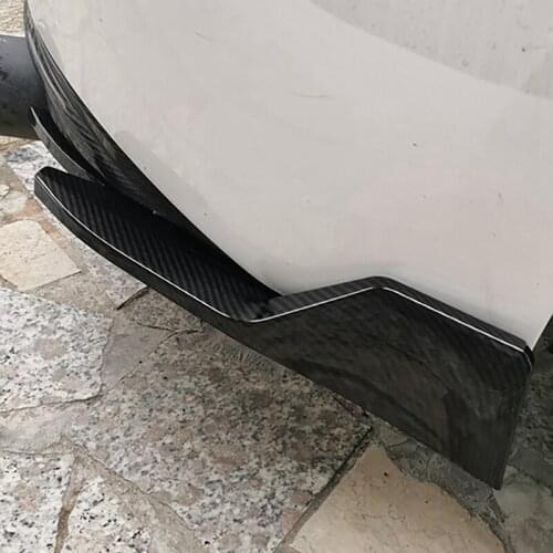 NEW-Universal Car Rear Bumper Lip Wrap Angle LK Type Splitters Diffuser Spoiler Body Kit Scratch Protector