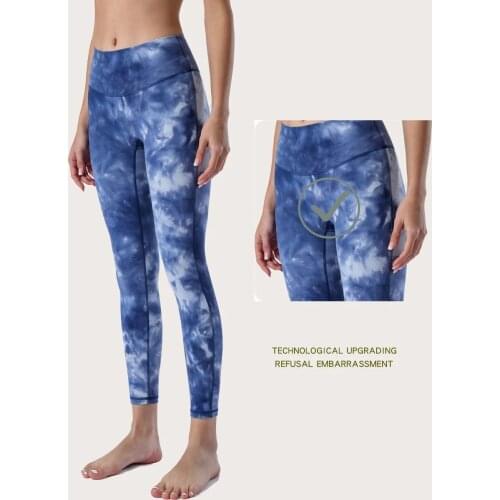 Sexy Tights women Leggings Workout Yoga Pants High Wist Leggings Sports Fitness Gym tights Running Printed tie-dye Gym Clothing
