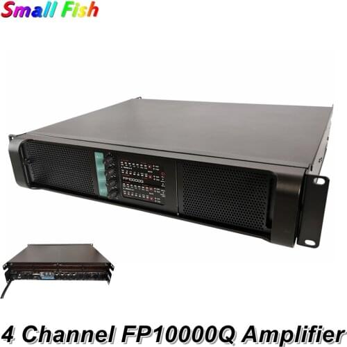 2Pcs Professional Amplifier 4X2500W 4 Channel Power Amplifier Subwoofer 10000Q Stage Line Array Power Sound Amplifier FP10000Q