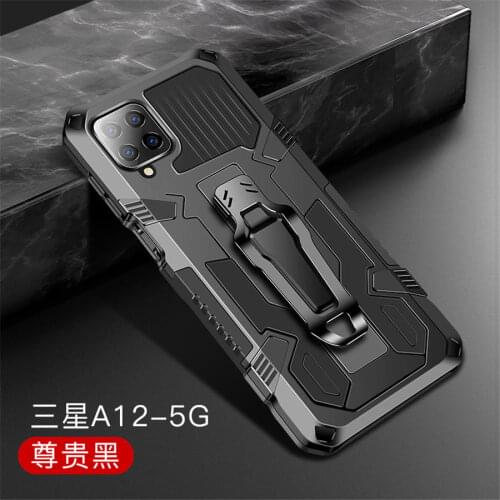 For Samsung Galaxy A12 A02S A32 A42 A52 A72 Armor Case Shockproof Belt Clip Shell Bumper Protective Back Cover Coque Fundas