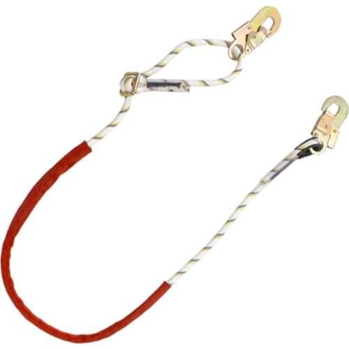 Adjustable Position Lanyard Climbing Arborist Tree Work Fall Protection Equipment 23KN Rope