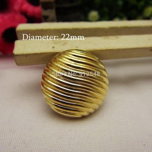 RJ9217,10pcs/lot,gold metal button in Gold color,World famous classic brand buttons, garment accessories DIY materials