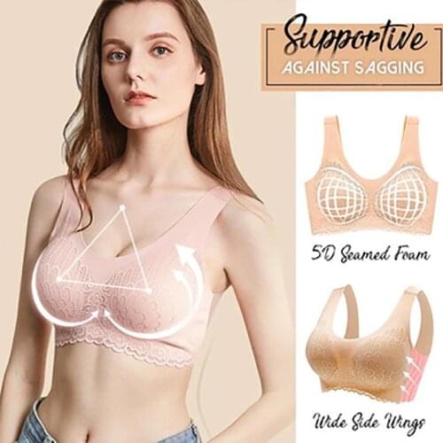3PCS/lot Sports Bra Latex Seamless Bra Women Push Up Underwear Gathers Latex 4.0 Female Intimate Plus Size Comfortable Bralette